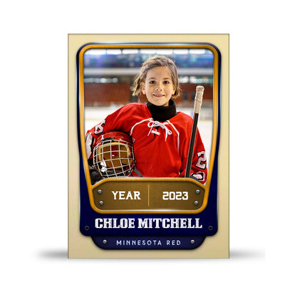 Hockey Best Player Stat Card