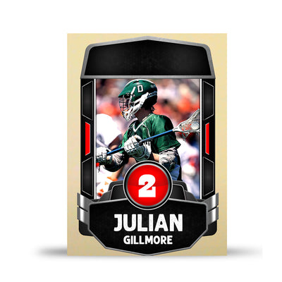 Lacrosse All-Star Player Card