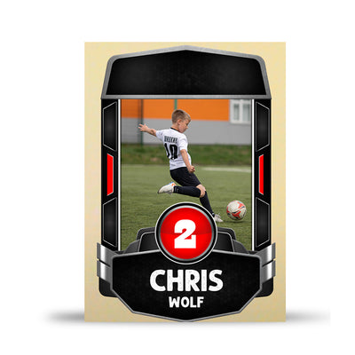 Soccer All-Star Player Card